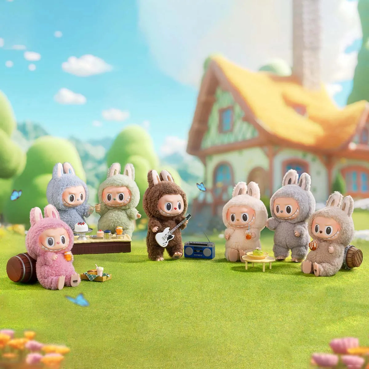 Exciting Macaron Labubu