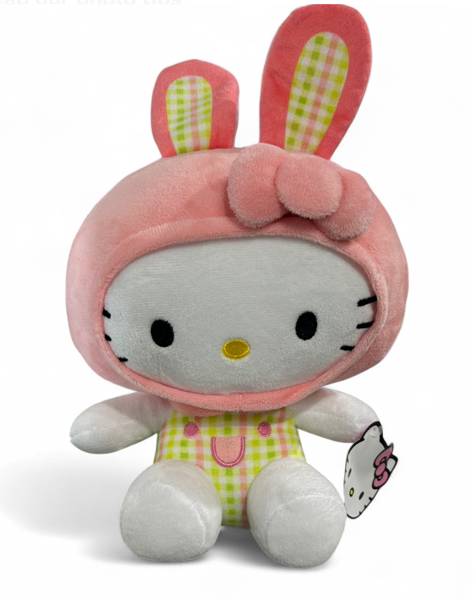 Hello Kitty Easter Plaid Bunny Plush