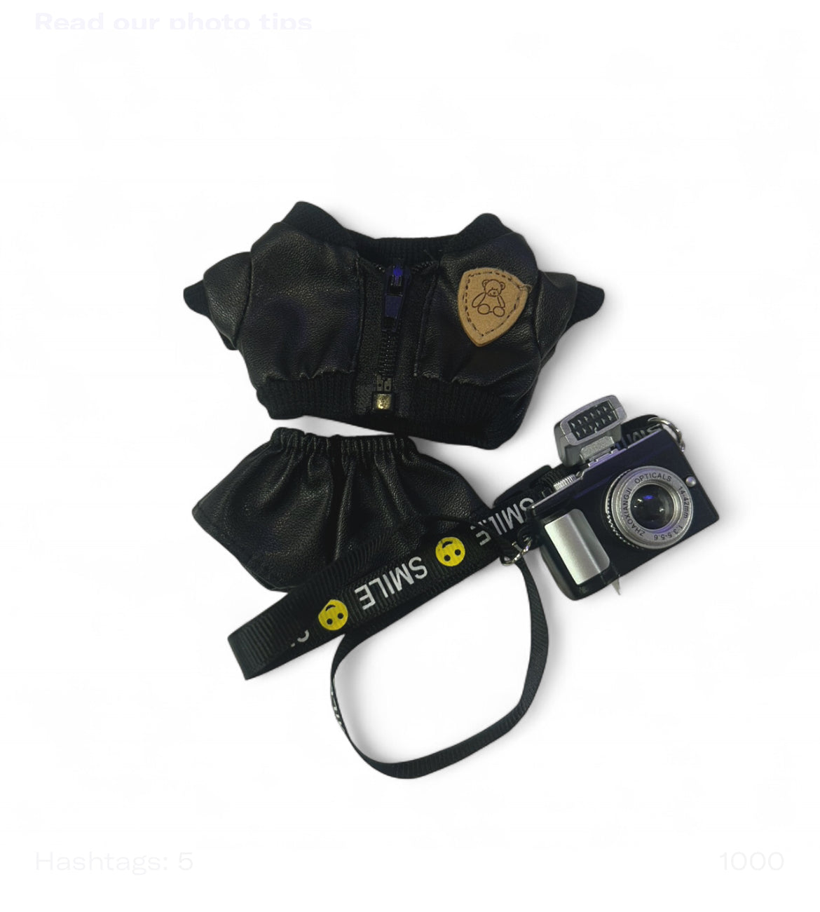 Smiley Photographer Labubu Outfit