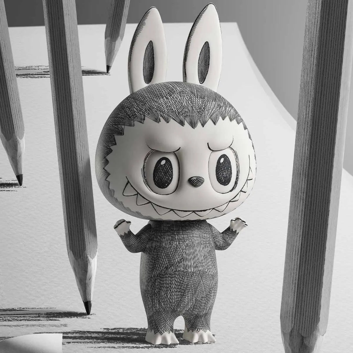 Mega Labubu Sketch 400%